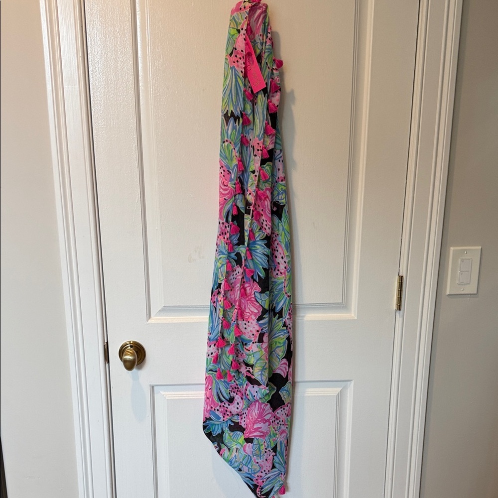 Lilly Pulitzer Vibrant Floral Scarf